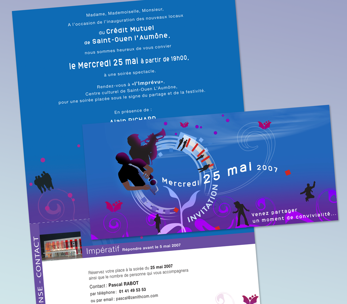 2007 - Crédit Mutuel - Invitation