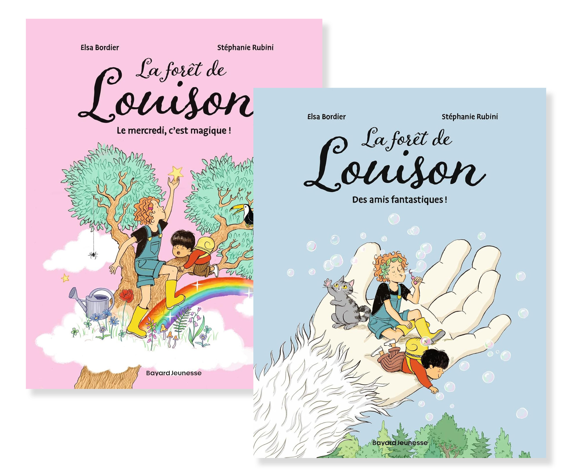 La forêt de Louison, couvertures tome 1 et 2
