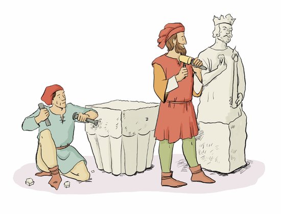 Sculpteurs et tailleurs de pierre - Je découvre Notre-Dame