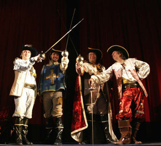 Les 3 mousquetaires font leur cinéma