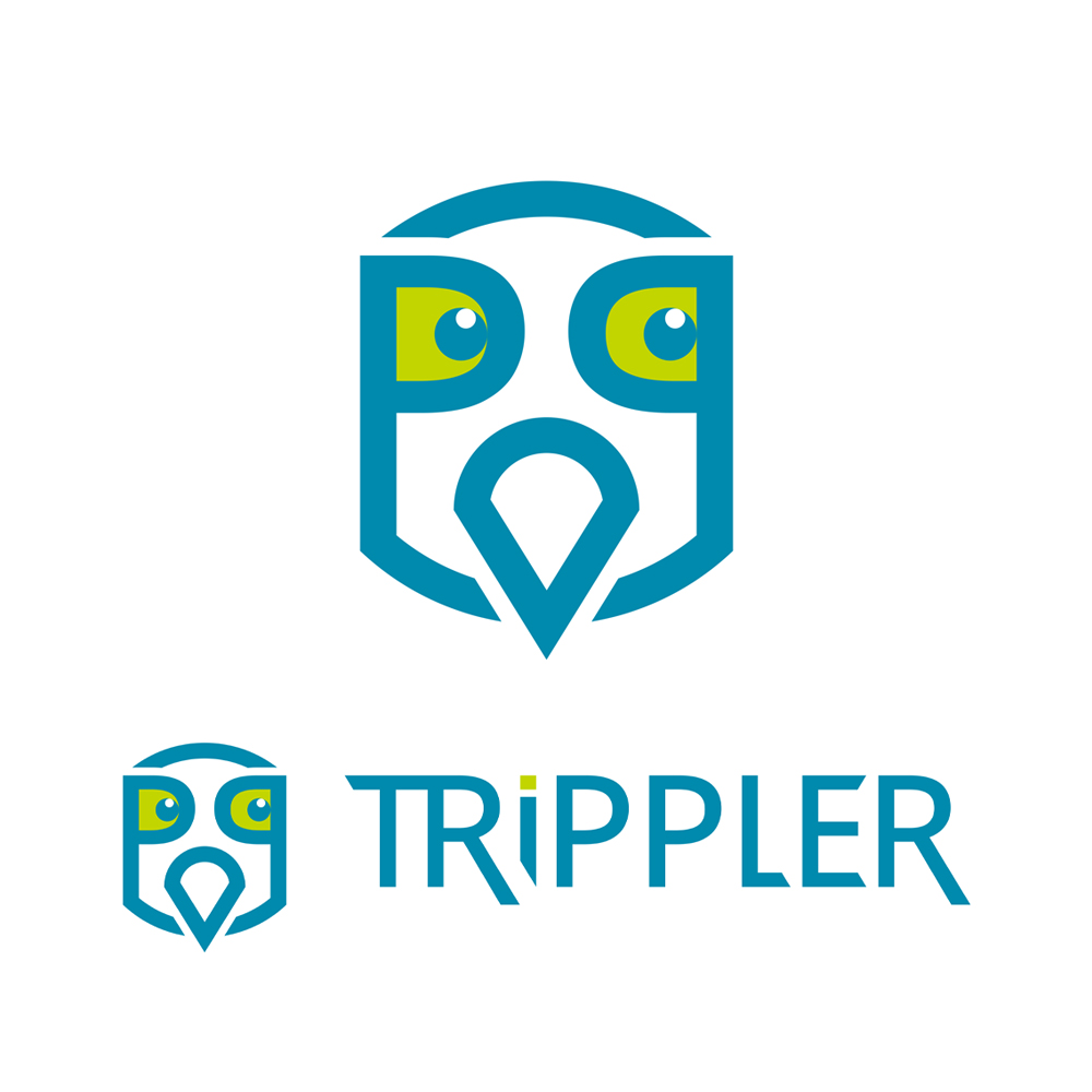 Logo TRIPPLER, création du logo pour application et le site internet. Trippler, solution innovante d'optimisation des temps libres.