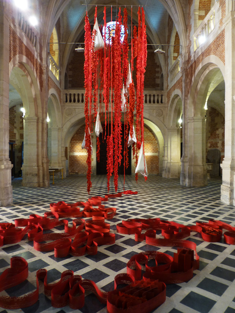 Exposition duo - "Fraises et Framboises" - (avec Dominique De Beir) - Chapelle des Jésuites - Eu - nov. 2013