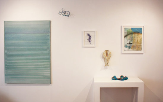 Exposition collective " Les 10 ans" - Galerie Réjane Louin - Locquirec - été 2018