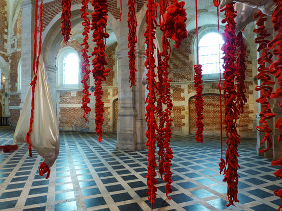 Exposition duo - "Fraises et Framboises" - (avec Dominique De Beir) - Chapelle des Jésuites - Eu - nov. 2013