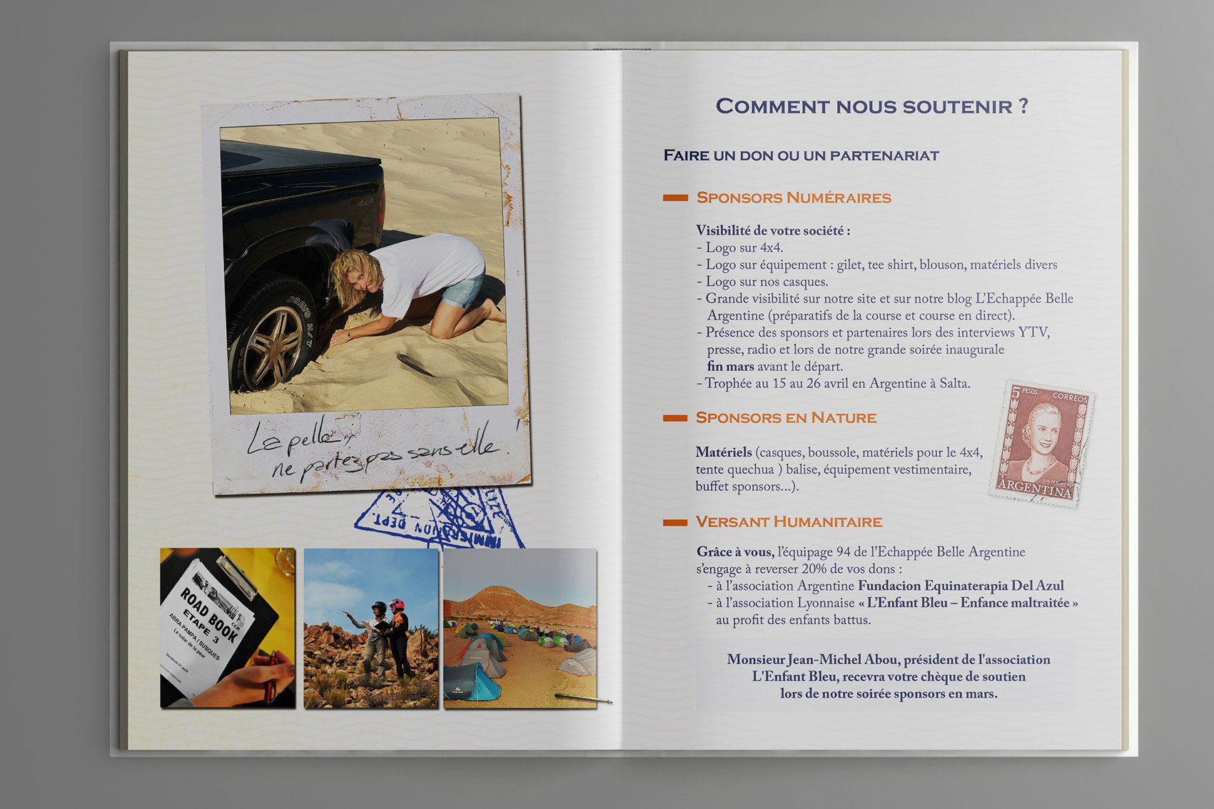 Dossier Sponsor Rallye Raid - Conception/rédaction/Prod.