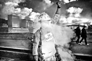 CHEMINOTS EN GREVE MANIFESTATION A PARIS 2008