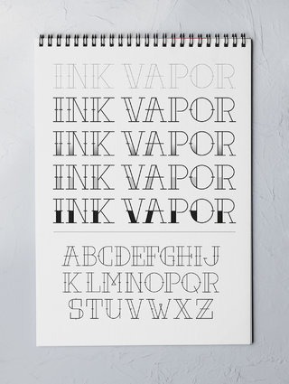 Ink Vapor Font