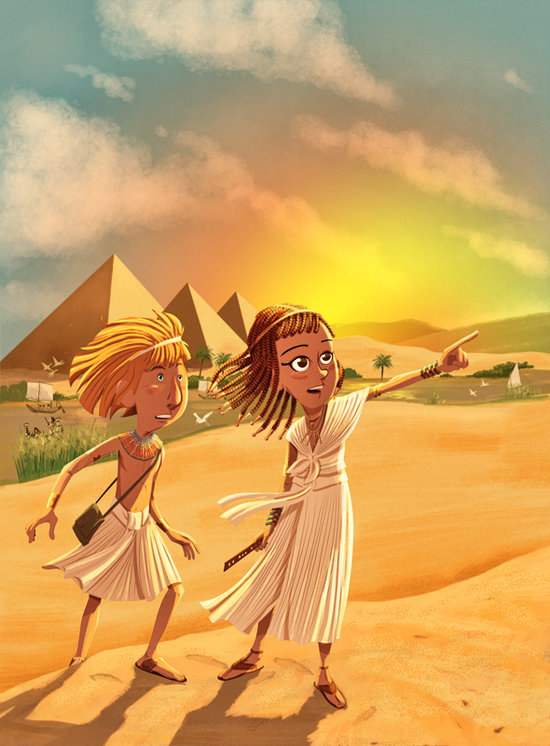 INTRIGUE CHEZ LE PHARAON - Couverture