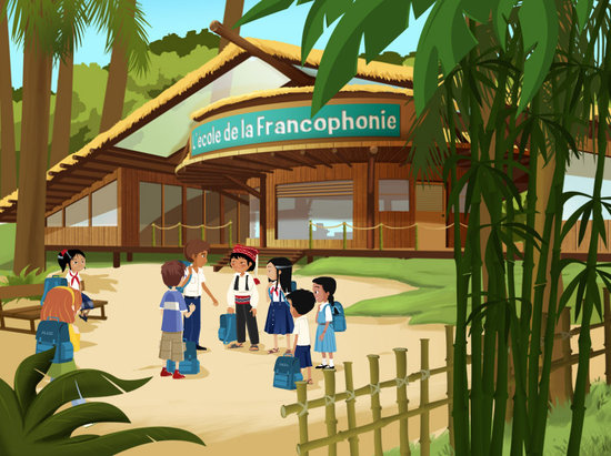 A L'ECOLE DE LA FRANCOPHONIE