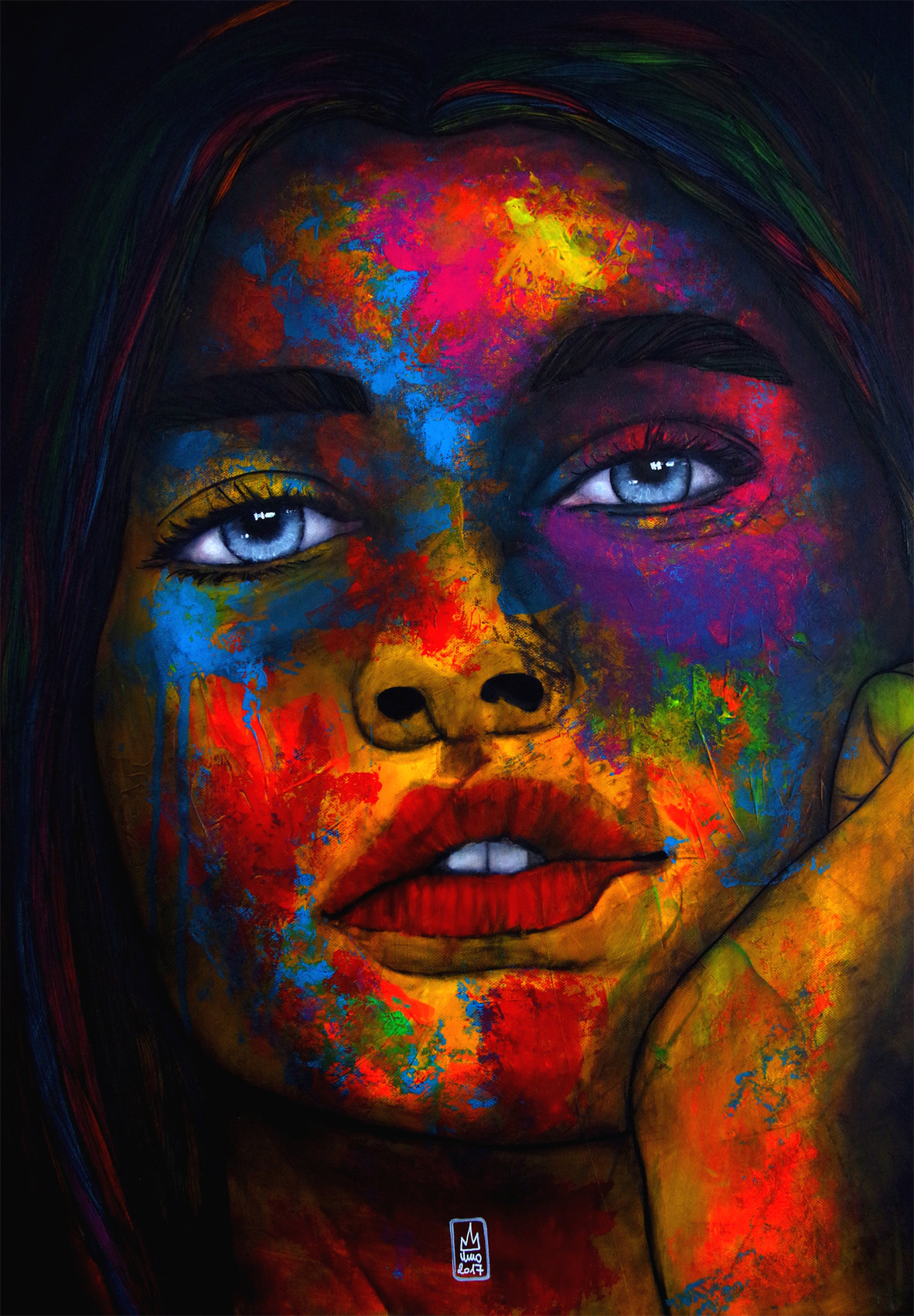 Portrait of young woman