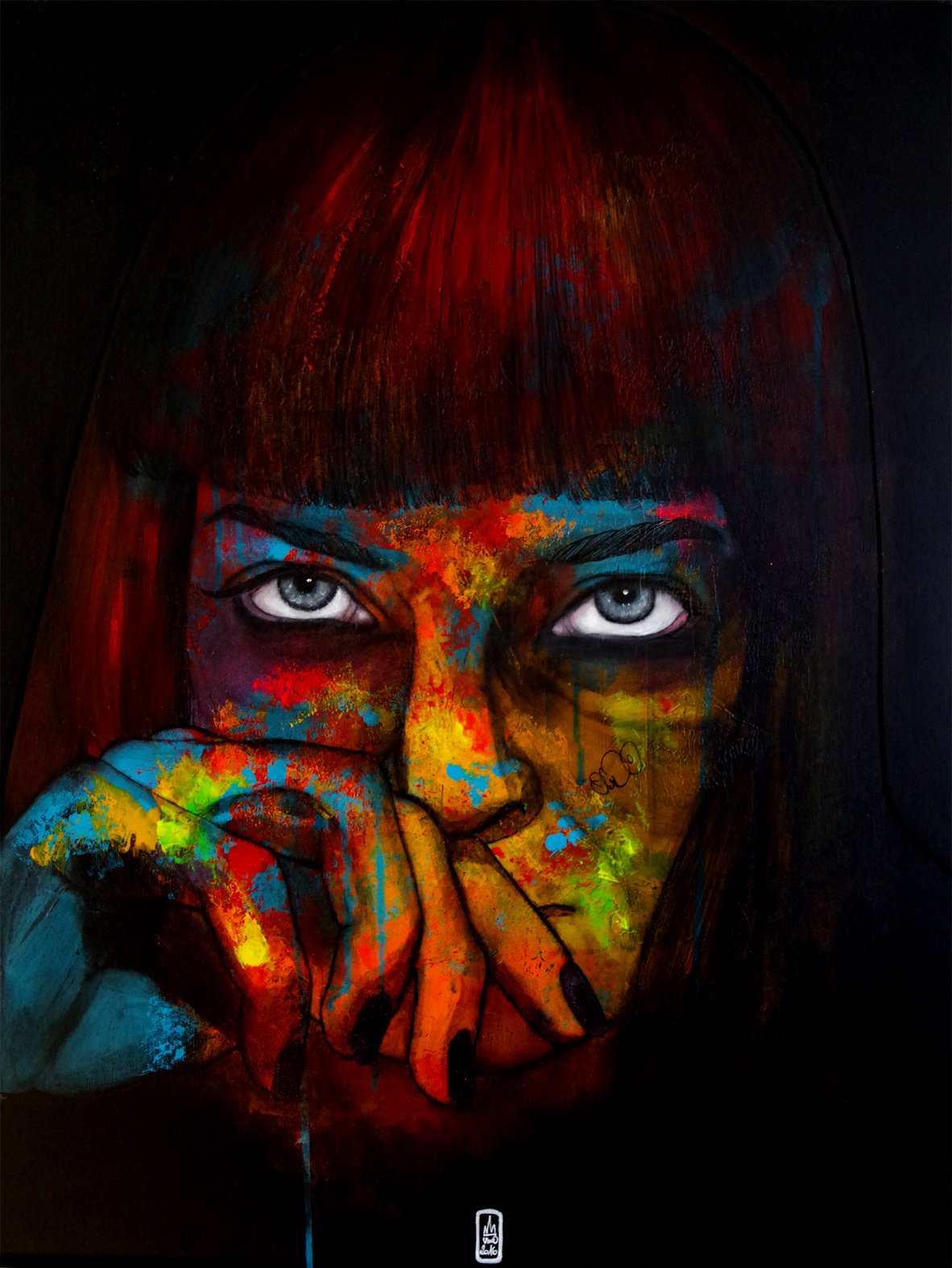 Mia Wallace's fingers