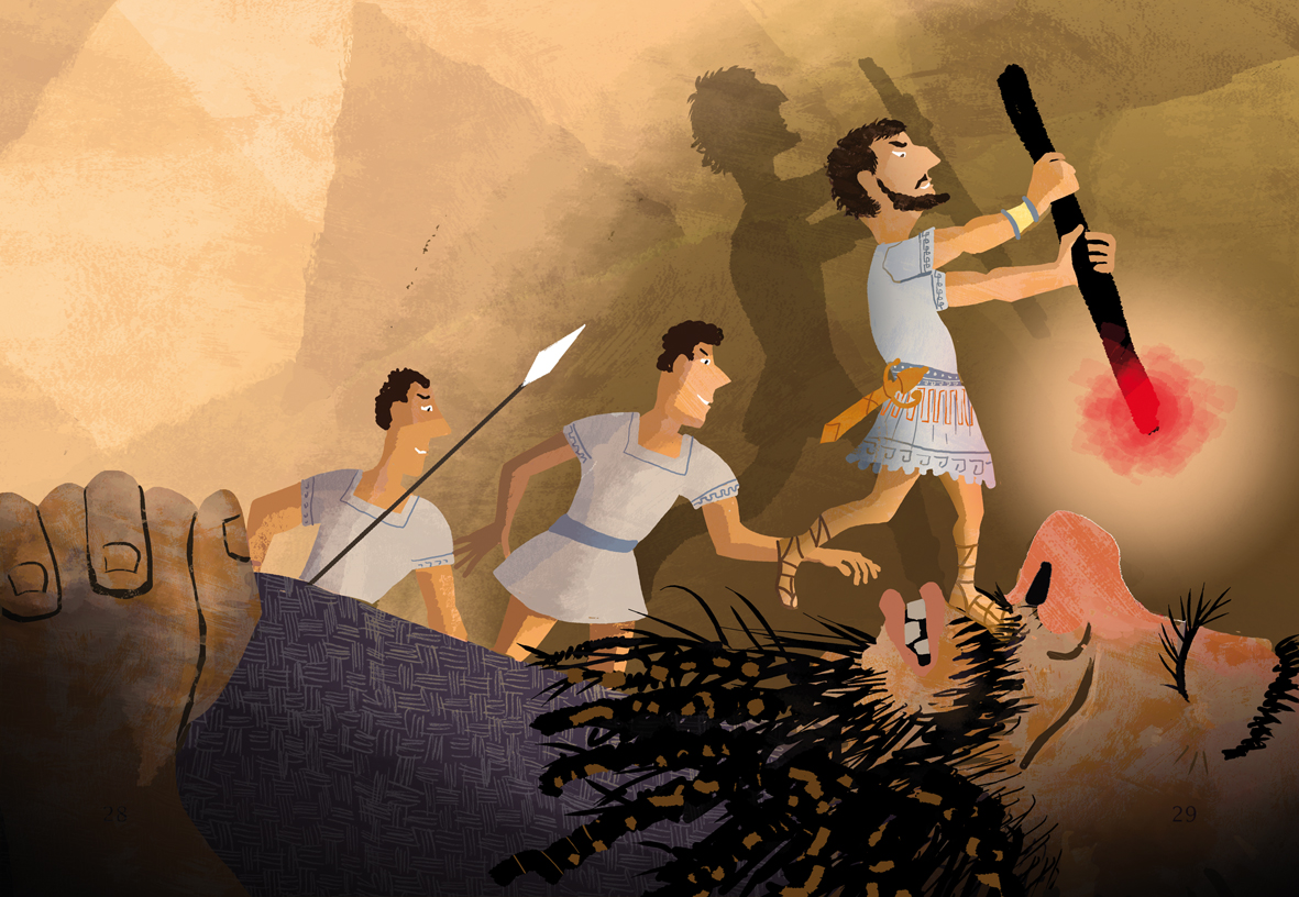 Grégoire Vallancien Biblio Ulysse prisonnier du cyclope Chap 3 4Ulysse