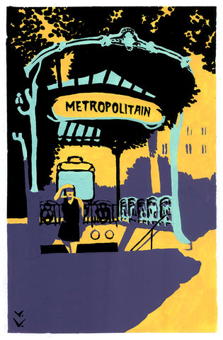 MONTMARTRE Le Métro