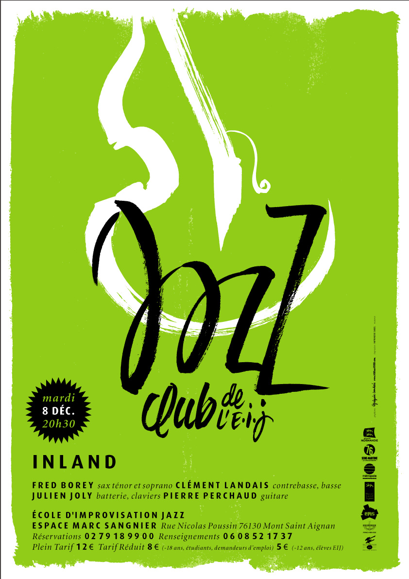 1 des 6 affiches des Jazz-Club de l'EIJ saison 2020-21