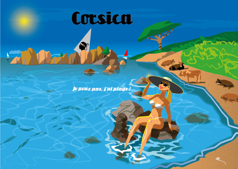 Illustration Pour Corsica Représentation