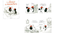 LE DINER DE MOUCHES - YANNICK ROBERT-illustrateur