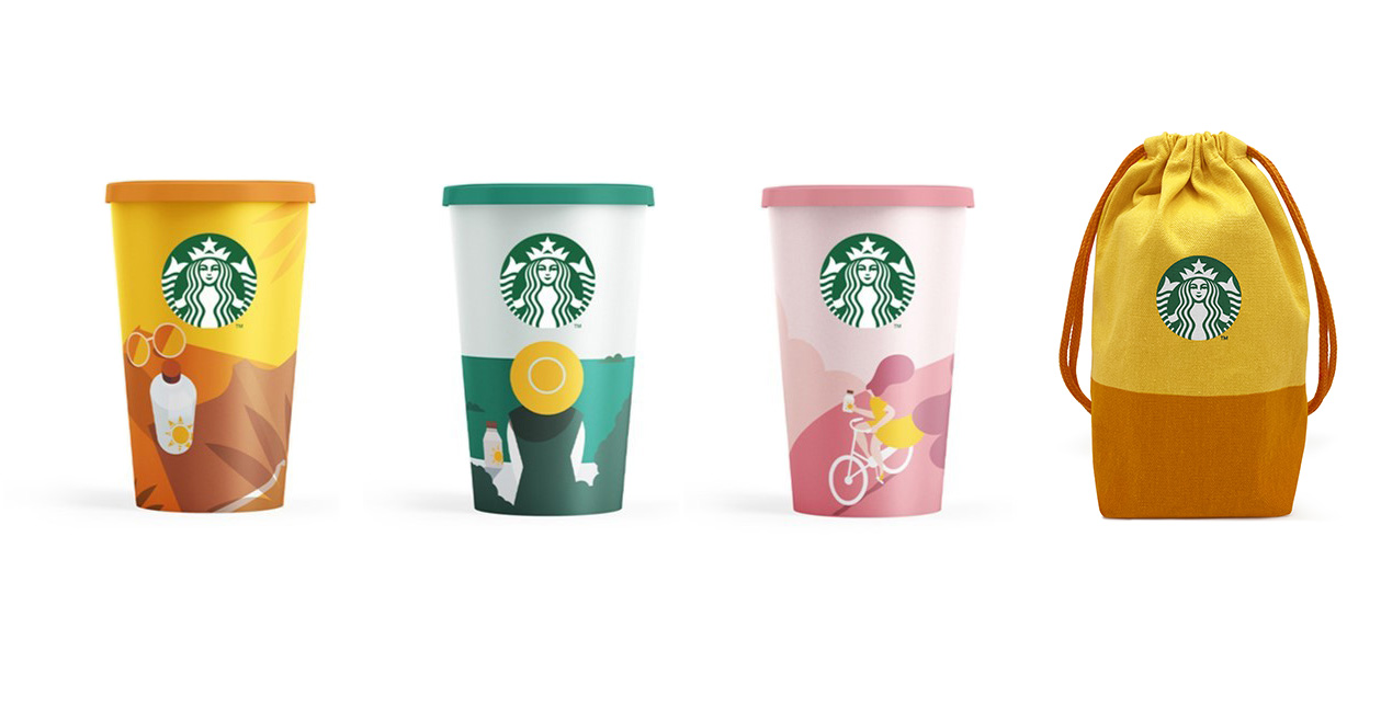 Starbucks breakfast blend reusable cups