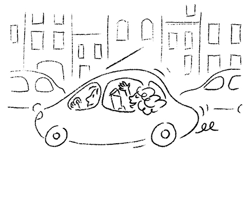 Mes habitudes de lecture - En voiture